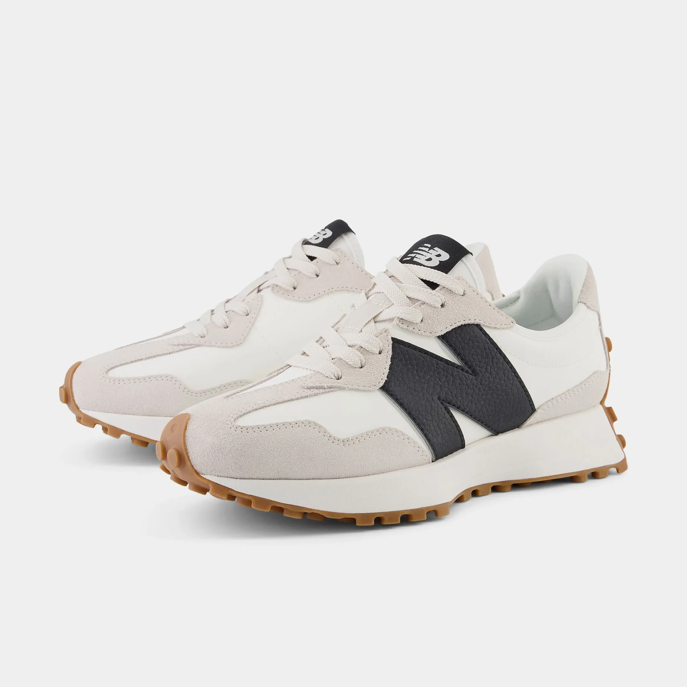 327 Womens Running Shoes (Moonbeam/Black)