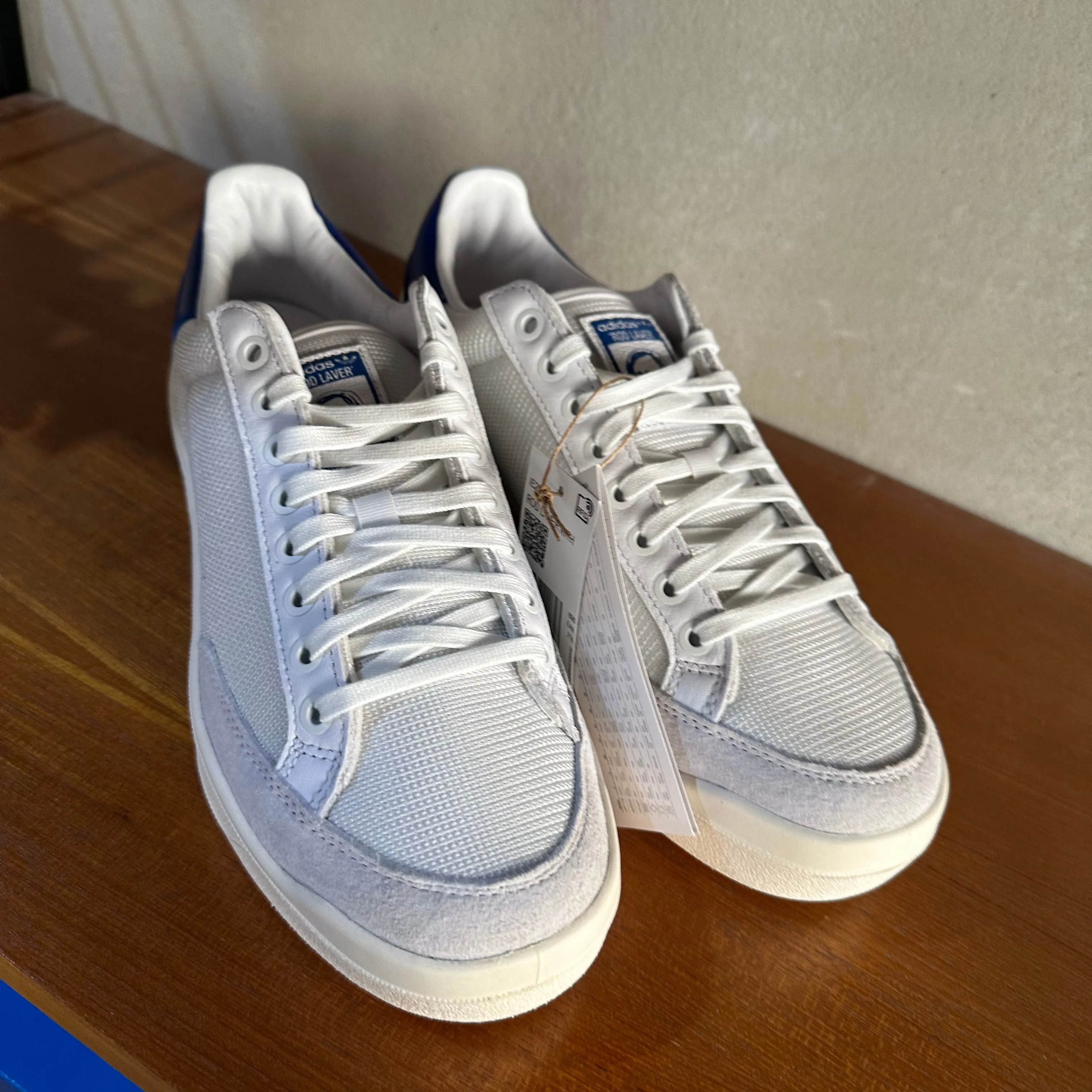 Adidas x Kith Rod Laver Sneakers White - UK 7.5