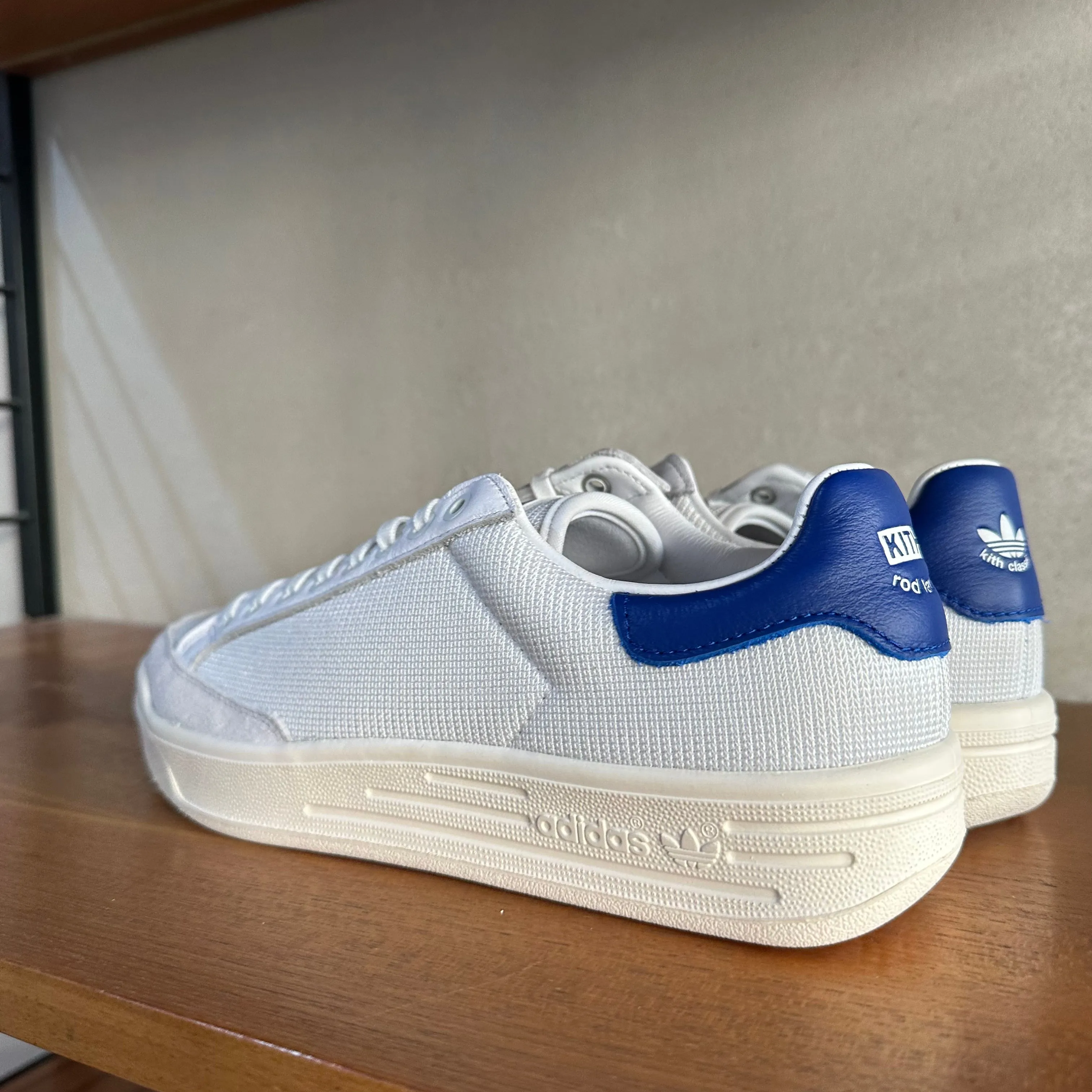 Adidas x Kith Rod Laver Sneakers White - UK 7.5