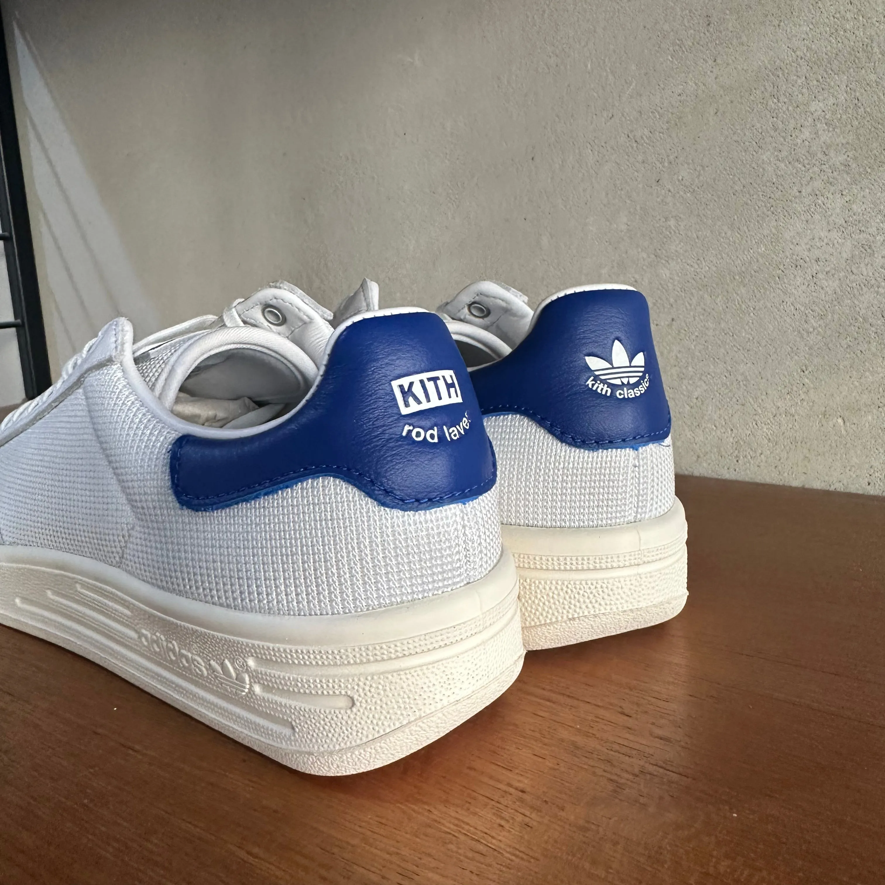 Adidas x Kith Rod Laver Sneakers White - UK 7.5