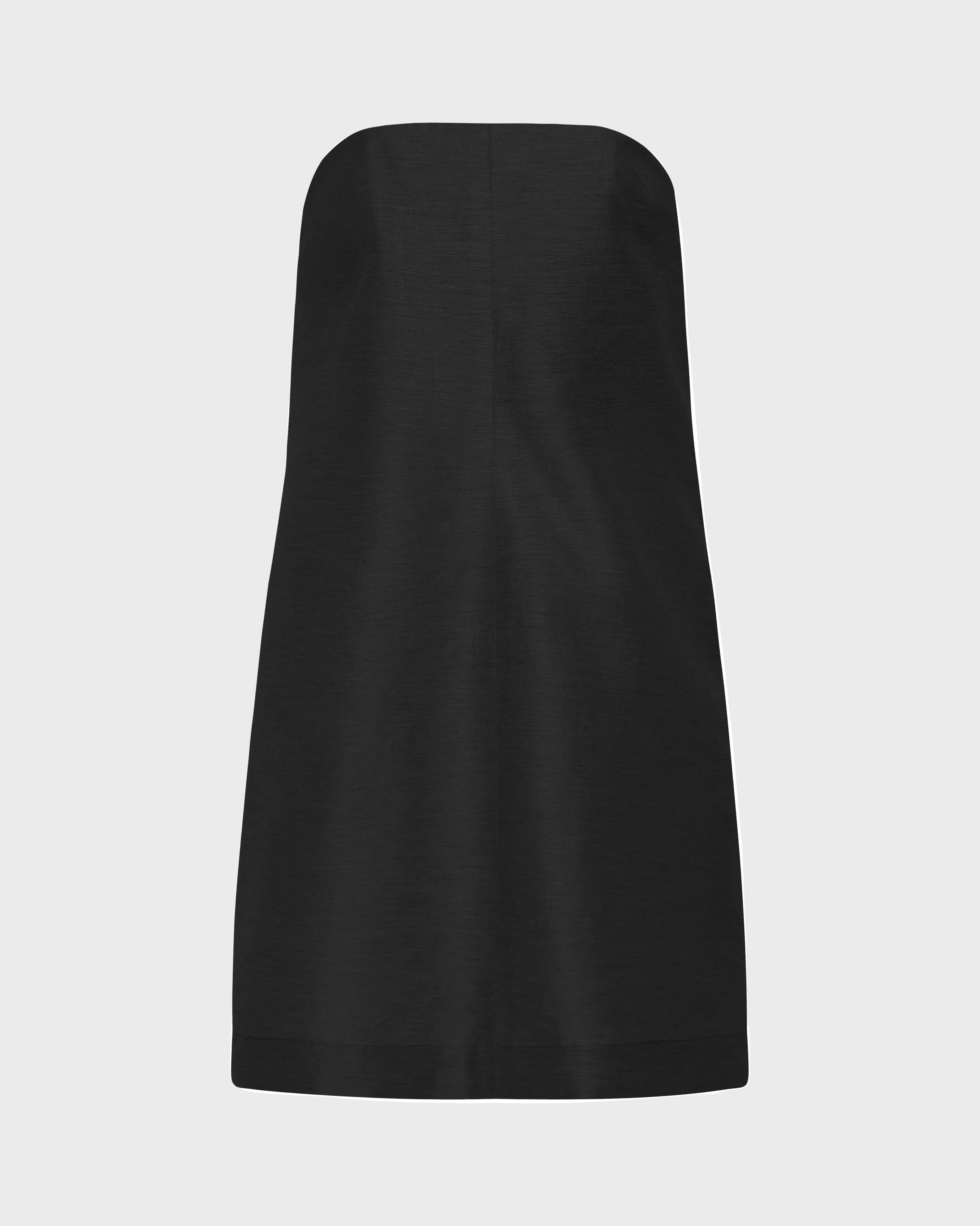 Bormio Strapless Mini Dress - Black