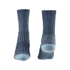 Bridgedale Ladies Hike Mid Weight Merino Comfort Walking Socks Blue
