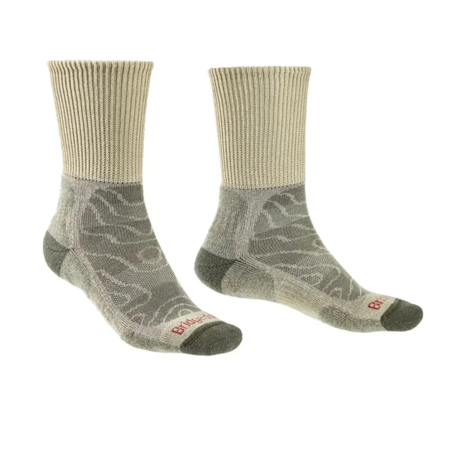 Bridgedale Mens Hike Lightweight Merino Comfort Boot  Socks