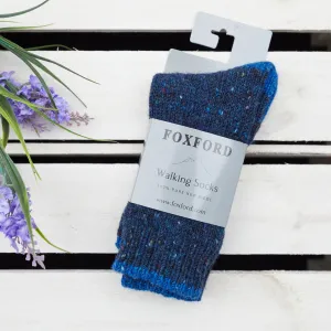 Foxford Ladies Walking Socks Navy