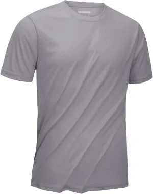 KEFITEVD Men's Short Sleeve UPF 50  Sun Protection Shirts Quick Dry Rashguard Swim Shirt SPF Workout Fishing Athletic T-Shirt