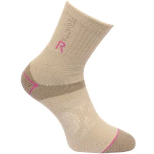 Regatta Womens 2 Layer Blister Protection Walking Socks - Vivid Viola