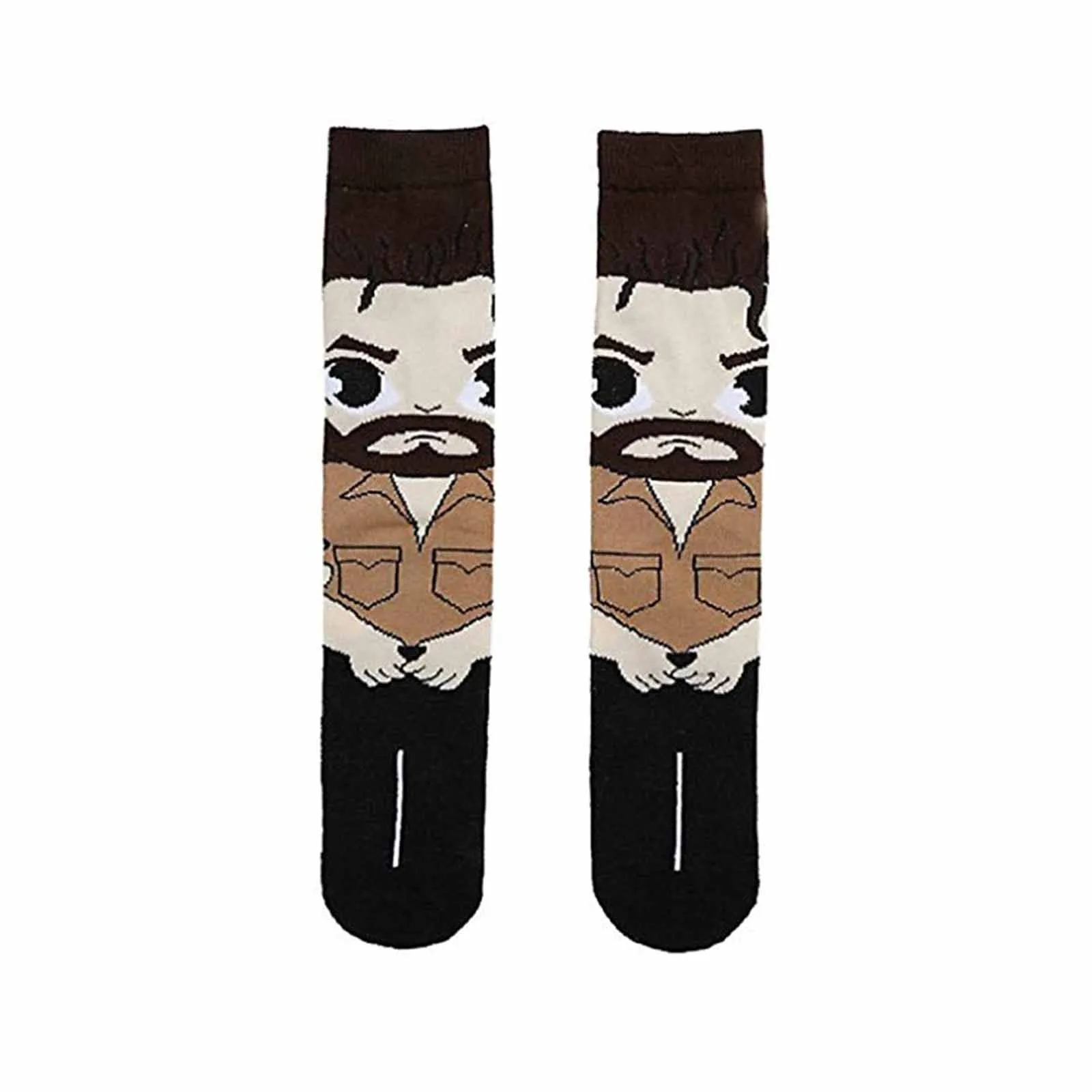 Walking Dead Rick Grimes Full Body Chibi 1 Pair Of Crew Socks