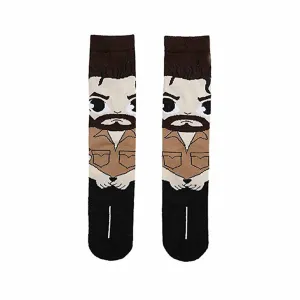 Walking Dead Rick Grimes Full Body Chibi 1 Pair Of Crew Socks