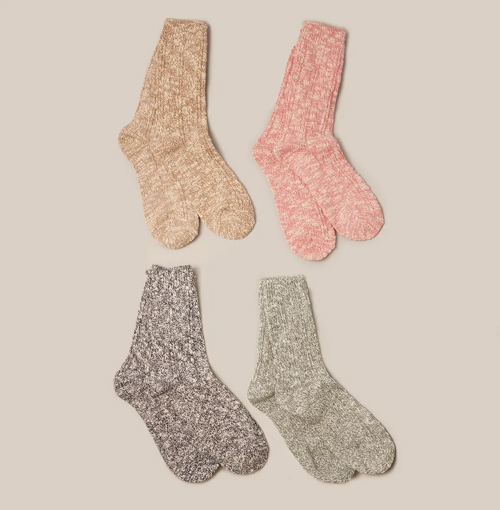 Women's Cotton Blend Crew Length Socks - Part 2 - DEAL COUPON EXCLUDED